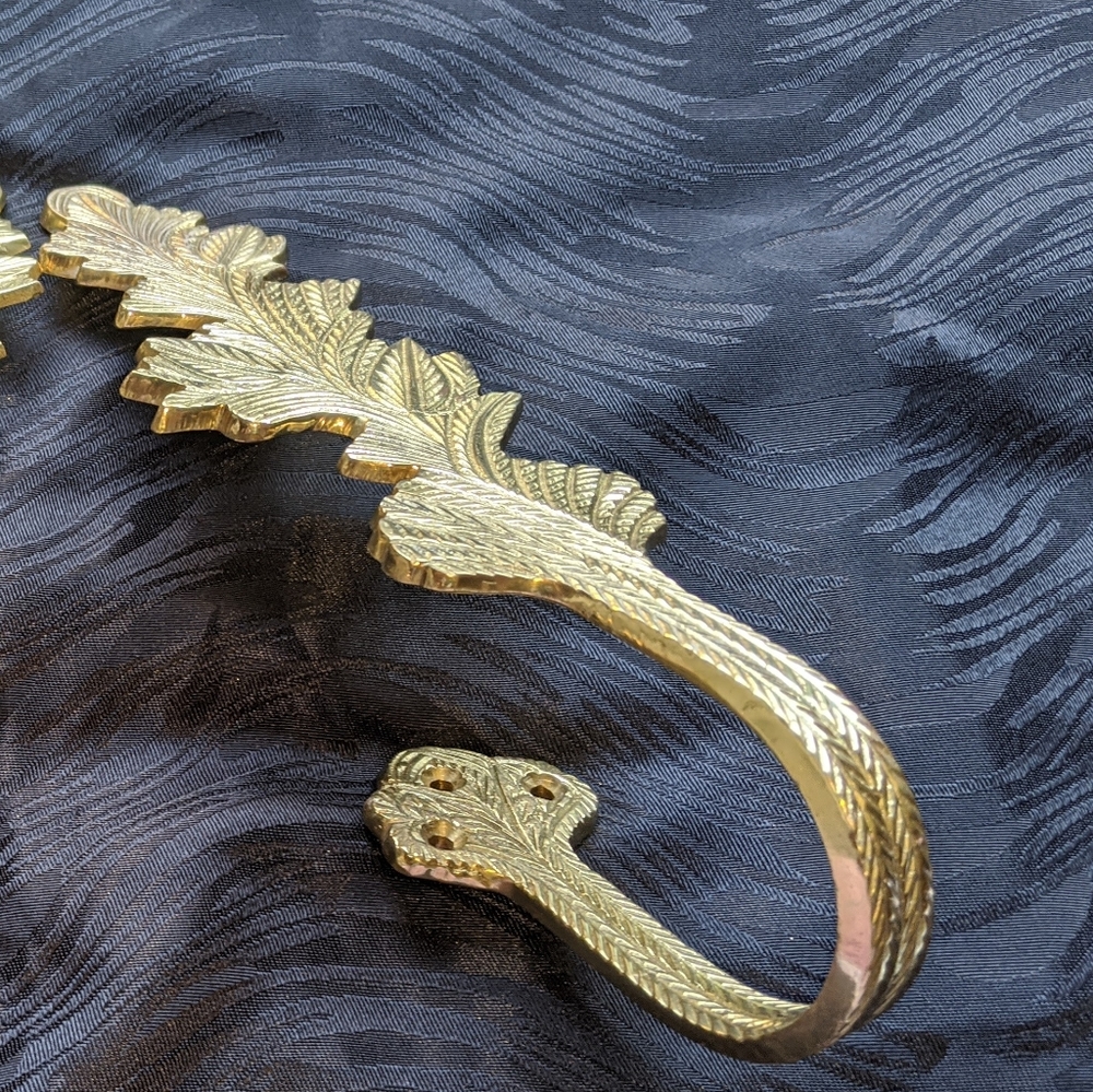 Brass Curtain tieback
